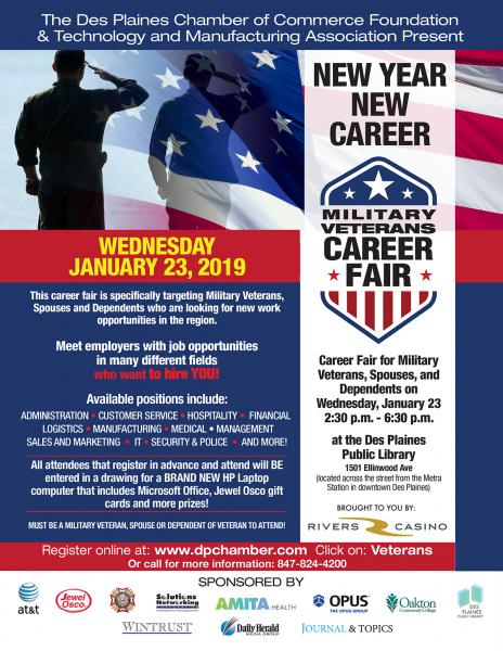 Image for event: Veteran's Back to Work Career Fair